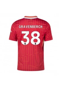 Liverpool Ryan Gravenberch #38 Jalkapallovaatteet Kotipaita 2024-25 Lyhythihainen